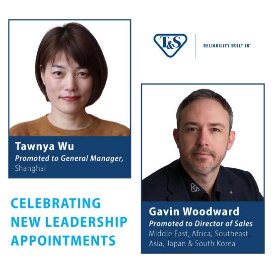 T&S Brass Promotes Two Members of Global Team