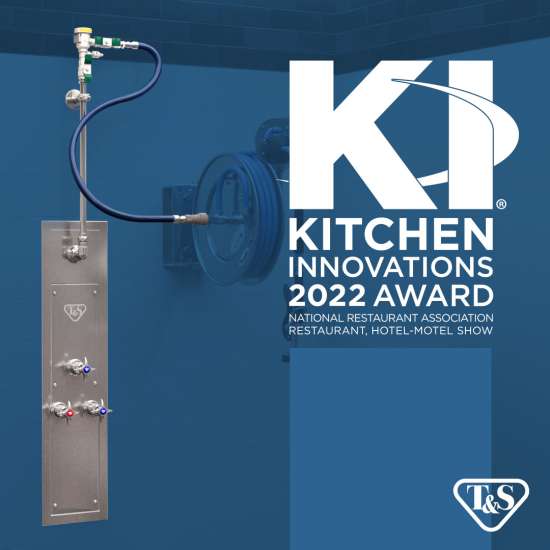 EasyInstall Hose Reel Cabinet from T&S wins National Restaurant Association Kitchen Innovations Award