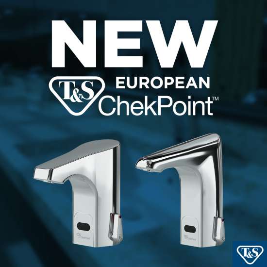 T&S Introduces New ChekPoint™ Sensor Faucets Designed for the European Market