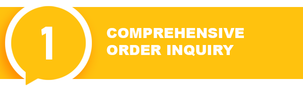 Comprehensive Order Inquiry