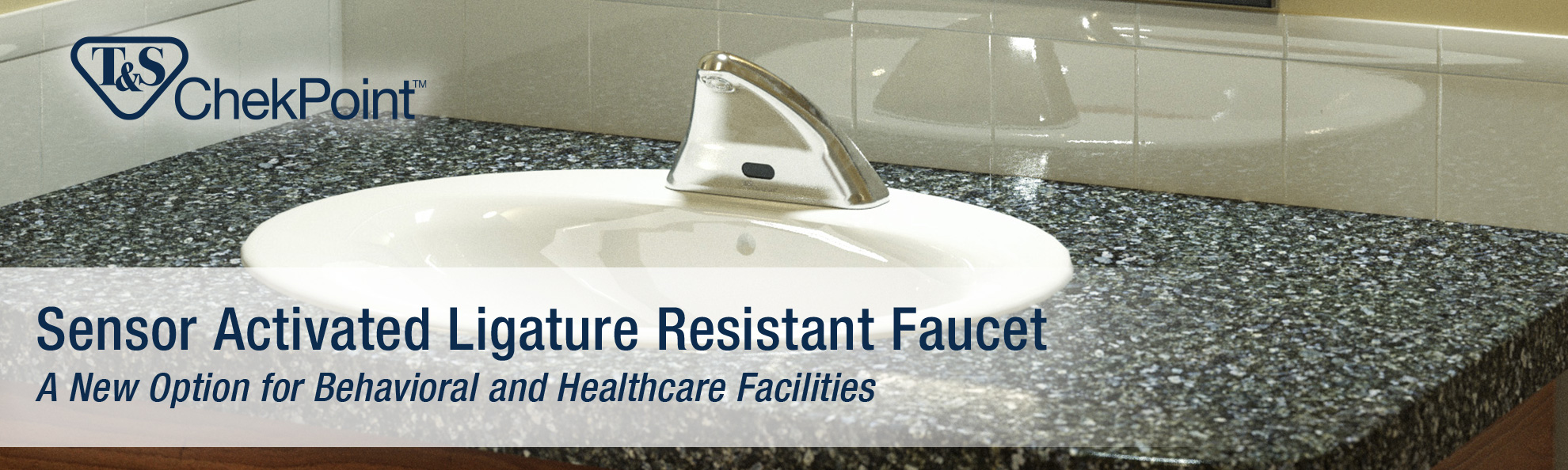 Sensor Activate Ligature Resistant Faucet