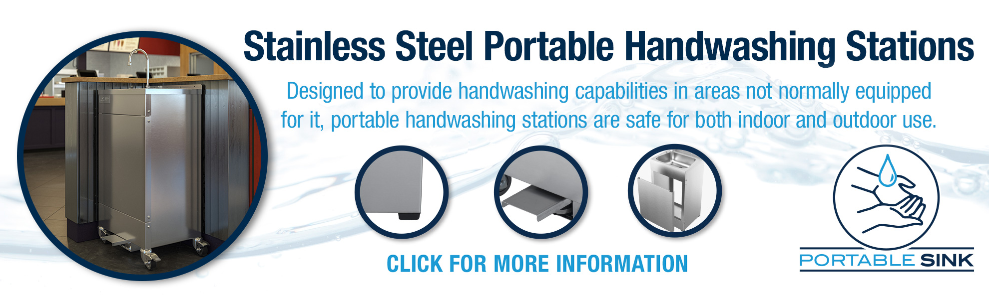 Stainless Steel Portable Handwashing Stations