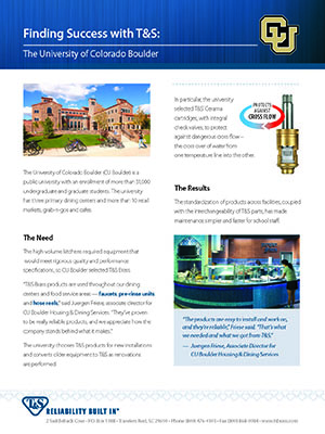 T&S Case Study: University of Colorado (Boulder)