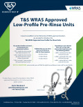 WRAS Approved Low-Profile Pre-Rinse Units Flyer