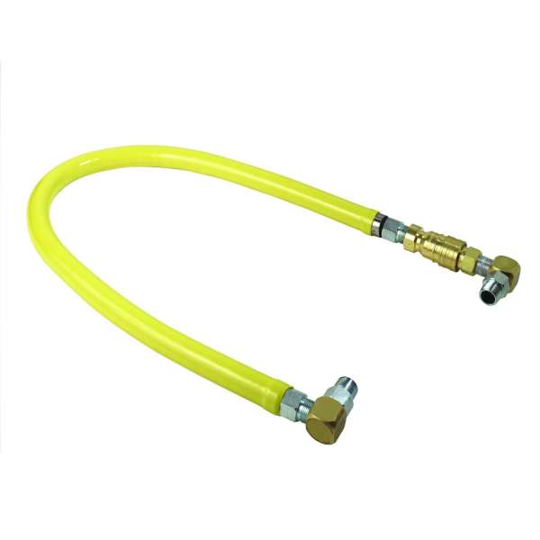 T&S Brass HG-4D-48SEL Gas Hose with Quick Disconnect 3/4-Inch Npt 48-Inch Long and Swivelink Fittings 