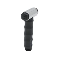 Klarco Spray Valve with Epush-Button, Stainless Steel Valve Body, Black Spray Face, G1/2 Male Inlet Threads