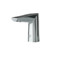 WaveCrest Electronic Sensor Lavatory Faucet, Single Hole Deck Mount, Polished Chrome, 0.5 GPM / 1.9 LPM VR Concealed Spray Device