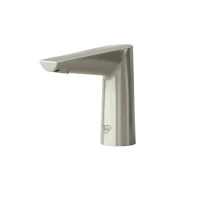WaveCrest Electronic Sensor Medical Faucet, Single Hole Deck Mount, Brushed Nickel, 0.5 GPM / 1.9 LPM VR Concealed Spray Device