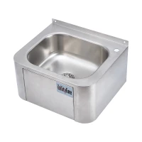 UtilityLine Handsink Assembly, w/ Knee Plate Valve, Plastic Drain Kit And Mixing Valve