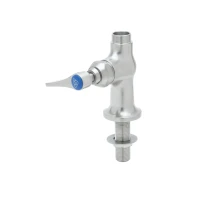 Stainless Steel Single Temperature Pantry Faucet, Deck Mount, Lever Handle, Less Nozzle