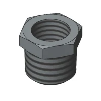 Stainless Steel Hex Bushing, 1/2" NPT Male x 3/8" NPT Female (Reducing Adapter)
