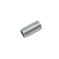Stainless Steel Supply Nipple, 1/2" x 1-5/8" Long, 1/2" NPT/NPSL x 1-5/8" Long
