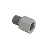 SS 1/2" NPT Female X Compression Fitting For 3/8" O.D. SS Pipe