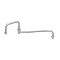 EverSteel Stainless Steel Double Joint Swing Nozzle, 12" Back Section, 6" Front Section, 18" Overall Length
