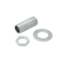 Supply Nipple Kit, 1/2" x 2", Stainless Steel